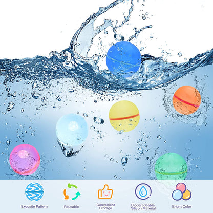 GadgetBux™ Reusable Water Balloons (12 pcs)